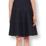 Banana Republic  Dark Denim Paneled Fit And Flare Dress Sz 00P Photo 0