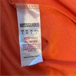 Missguided halterneck ruched front maxi dress tangerine orange NWT size 2 Photo 6