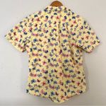 Karen Scott π¦ Sport Vintage Yellow Butterfly Short Sleeve Button Down Shirt Photo 1