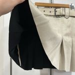 ZARA  faux suede pleated mini skirt Photo 1