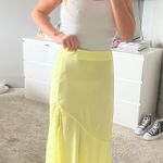 Free People Silk Long Skirt Photo 0