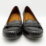 Naturalizer N5 Comfort Piper 7 WIDE Black Leather Women’s 2” Wedge Heel Pumps Photo 6