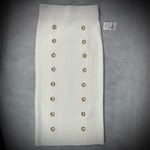 Good American NWT  Grommet Midi Skirt Photo 4