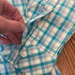 Lilly Pulitzer Lilly‎ Pulitzer White Label Plaid Long Sleeve Button Down Blouse size 2 Photo 6