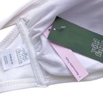 Wild Fable NWT ~  White Ribbed Bralette Bikini Swimsuit Top ~ Size D/DD 8-10 Photo 5