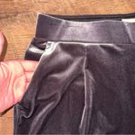 Loft Velvety Wide-Leg Dark Silver Dress Pants | Luxe Loungewear | Size Medium Photo 3