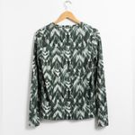 Duluth Trading Co Forest Pattern Long Sleeve UPF 50 Crew Neck T Photo 3
