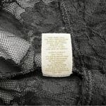 Free People  Lace Sheer Mini Dress Size XS Ruffle Sleeve Embellished Square Neck Photo 8