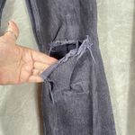 Abercrombie & Fitch 90s Straight Jeans Womens 12/31 Ultra High Rise Rips Fringe Photo 6