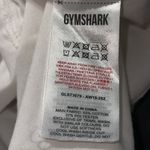 Gymshark  small short sleeve white T-Shirt side arm pocket black line green logo Photo 4