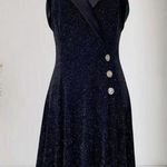 Betsy and Adam Betsy Adam Vintage Old Hollywood Glam Sparkly Shimmery Prom Formal Mini Dress M Photo 0