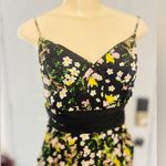 Cynthia Rowley  Capri Dress -Black floral size 8 New Photo 7