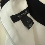 White House | Black Market Elegant White and Black Dress Photo 2