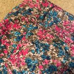 SO  Hot Pink Teal Green Floral Jean Shorts 7 Photo 3