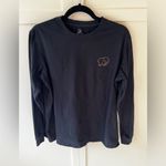 Ivory Ella  Women’s Black Long Sleeve Shirt Elephant Floral Plaid Size Large‎ Photo 2