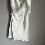 Dissh NEW  AISLE WHITE SATIN BACKLESS MINI DRESS Photo 5