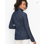 Talbots Denim Field Jacket Jean Jacket Medium Photo 1