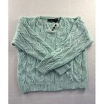 Women’s Hunters Run Size Medium Knit Long Sleeve Shirt Blue Photo 1
