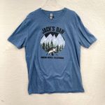 Gildan Graphic Tee XL Heather Blue Softstyle NWT Jack's Bar Virgin River Fishing Photo 1