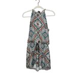 Saylor  Bailey Mini Dress Size Small Aztec Print Tie Waist Mini Sleeveless Boho Photo 1