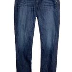 Hudson Jeans Hudson Collin Flap Jeans Skinny Ankle Raw Hem Low Rise Shan Dark Wash 29" Photo 1