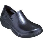 Timberland  Black 87539 Embossed Leather Comfort Clog Shoe 6 Photo 8