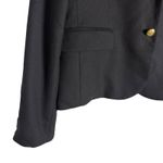 J.Crew Original Schoolboy Black Wool Classic Blazer Jacket Size 12 Photo 6