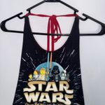 Y2k Nerdcore Star Wars Halter Backless Strappy Mini Dress Goth Festival Comicon Photo 3
