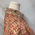 Chico's Embellished Tweed Jacket Womens 12 Career Artsy Spring Career Preppy Photo 10