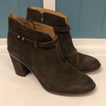Franco Sarto  Women"s Elvis Ankle Boot Sz 9.5 Booties Nubuck Leather‎ Brown Photo 2
