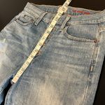 Alice + Olivia AO.LA Good highrise exposed button lightwash distressed jeans, 27 Photo 9