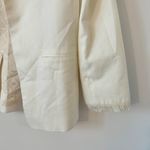 Zadig & Voltaire Volly Frange Ivory Open Front Blazer Jacket Size 36 Photo 6
