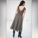 Ulla Johnson  — Lana Dress in Army Photo 5