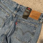 Levi's 28 Wedgie Jeans Icon Athens Asleep Straight Tapered High Rise Medium Wash Photo 6