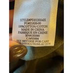 Z Supply  Dress Women Medium Blue Tie Dye Long Sleeve Ruffle Henley Maxi NWT‎ Photo 10