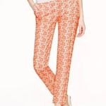 J.Crew  Floral Orange Women's Pants Photo 0
