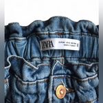 ZARA  Women's short Blue 100% Cotton with elastic waist Size 2 Photo 12