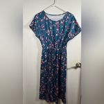 SheIn  Teal and Gray Dress Photo 2