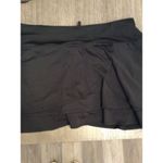 Athleta Black Skort Ruffles Large L tennis golf pickleball 14" Photo 2