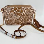 Michael Kors  Camel Multi Jet Set Camera Crossbody NWT Photo 1