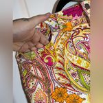 Croft & Barrow Classic Fit Stretch Cotton Pink Paisley Neon Floral Skort Size 4 Photo 9