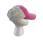 Adidas  Pink & White Cotton Adjustable Strapback Hat For Women Photo 5