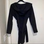 ZARA Faux Suede Hooded Jacket Photo 1