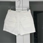 J.Crew NWT  Utility Denim Short Optic White Wash Photo 2