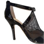 Isola EUC  Leather Bevin Mesh Heels Black Patent Size 7.5 Photo 3