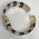 Vintage Xanadu women’s quartz analog watch 24mm case mop dial cuff bracelet runs Photo 5