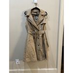 Ralph Lauren Lauren Ralph Lauren Double-Breasted Tan Belted Safari Dress Size 16 Trench Coat Photo 4