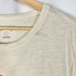 Universal Threads Universal Thread Cream Red Hearts Love Unites Us Short Sleeve T-Shirt L Photo 4