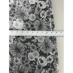 Brooks Brothers Black White Houndstooth Floral Print Knee Length Shift Dress 6 Photo 9