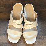 Vionic  Merlot Soft Leather Strappy Sandal in Cream - size 10 Photo 2